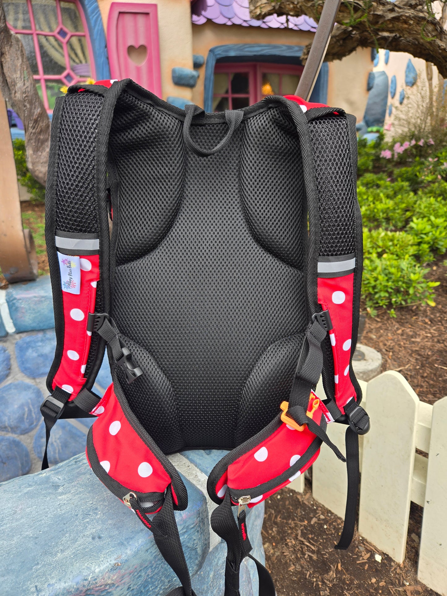 Red & White Dots Hydro Backpack